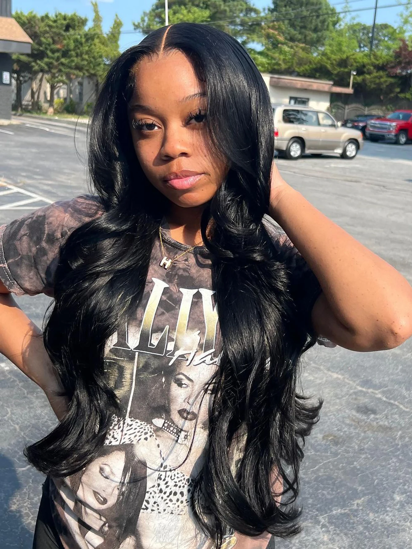 42インチ 13x6 HDフロントウィッグ 透明レース ナチュラルボディウェーブ人毛ウィッグ 200%密度 ブラジル人毛 女性用