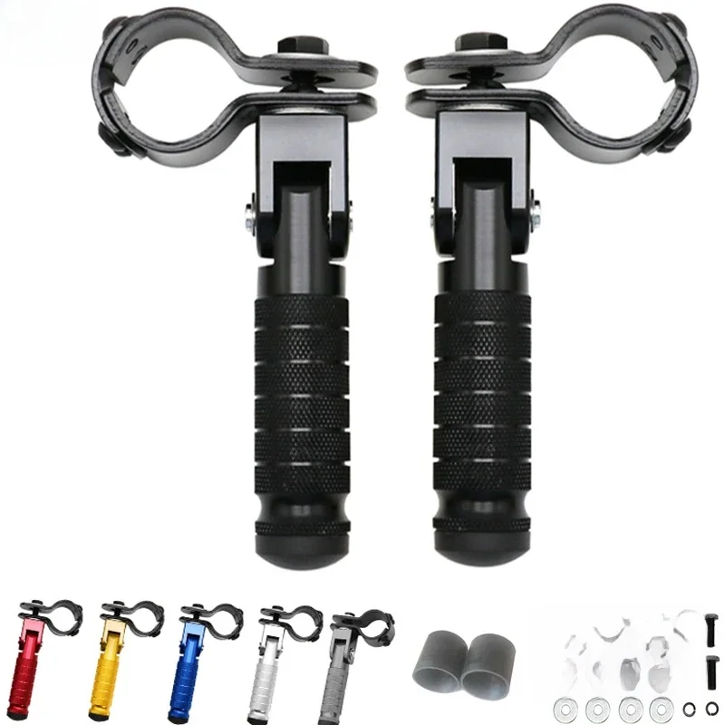 AliExpress MZTI 30-35mm Clamp CNC Aluminum Motorcycle Part Universal Pedals Folded Footrest Footpeg Motorcycles ,Mopeds,Scooters,bicycle