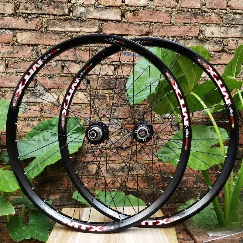 AliExpress Sunringle rim MTX33  RUJIXU HUB wheel DH AM AR rapid descent barrel shaft   barrel axle set 26.27.5.29er  MTB wheelset