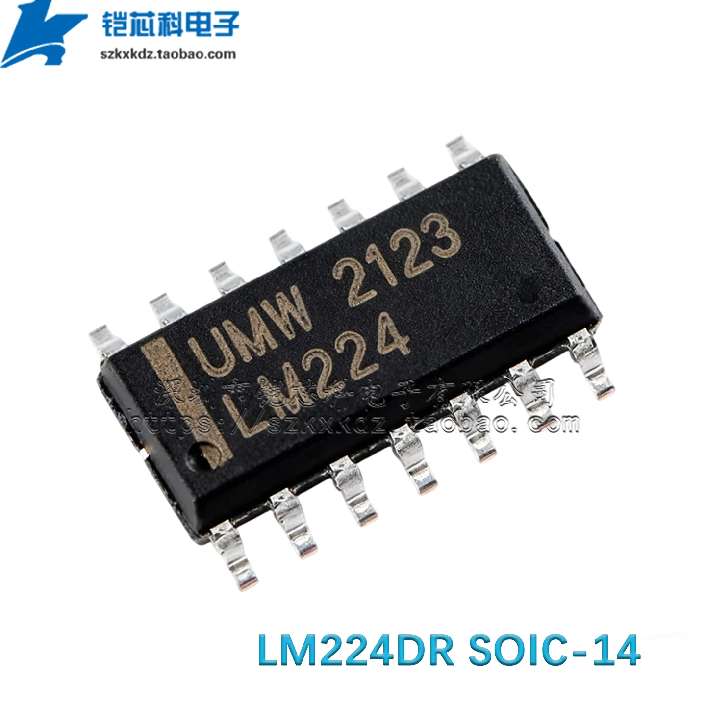 10Pcs New Original LM224DR LM224DT LM224 224 SOIC-14 SMD IC Quadruple Operational Amplifiers