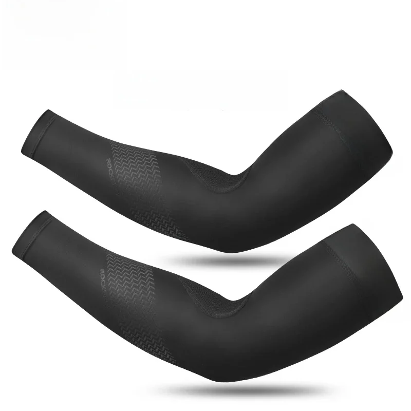 AliExpress ROCKBROS Ice Fabric Running Camping Arm Warmers Basketball Sleeve Running Arm Sleeve Cycling Sleeves Summer Sports Safety Gear