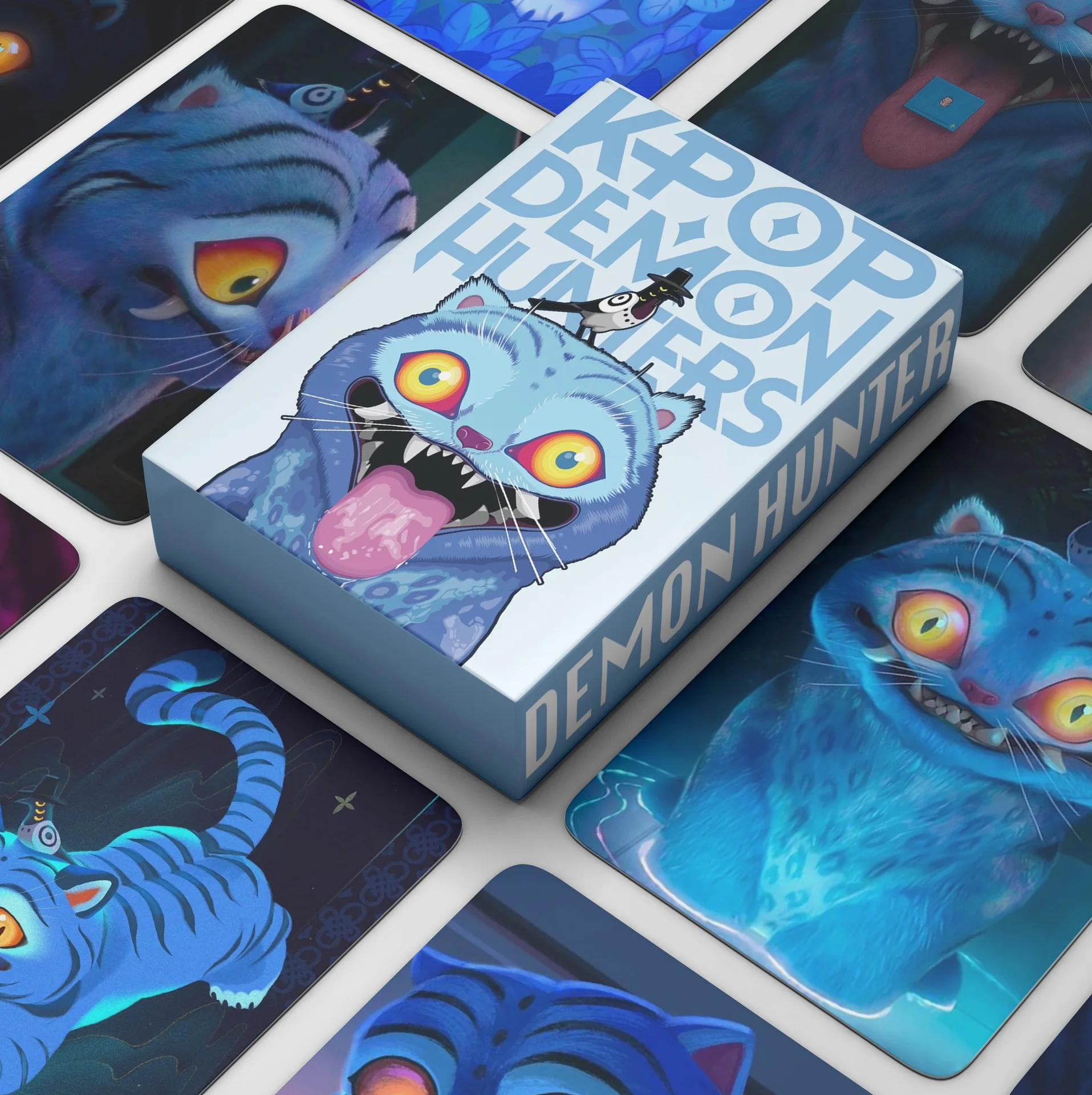 Kpop Demon Hunters Anime Trading Cards55Pcs Set - HUNTR/X Rumi Zoey Mira Laser Lomo Cards for Collectors, Fans Gift Idea, Carto