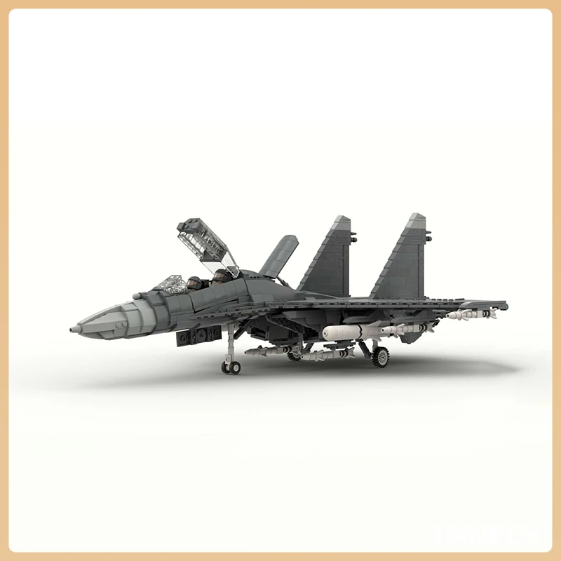 MOCビルディングブロック現代軍空軍J-16戦闘機多用途攻撃機モデルブロックおもちゃコレクターセットおもちゃ