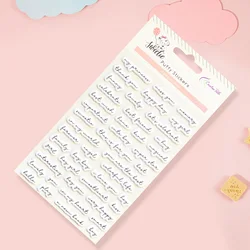 Creative Path Sweetie Words Puffy Stickers Adhesive Small Mini Deco Stickers For Scrapbooking Journaling Planner DIY Card Making