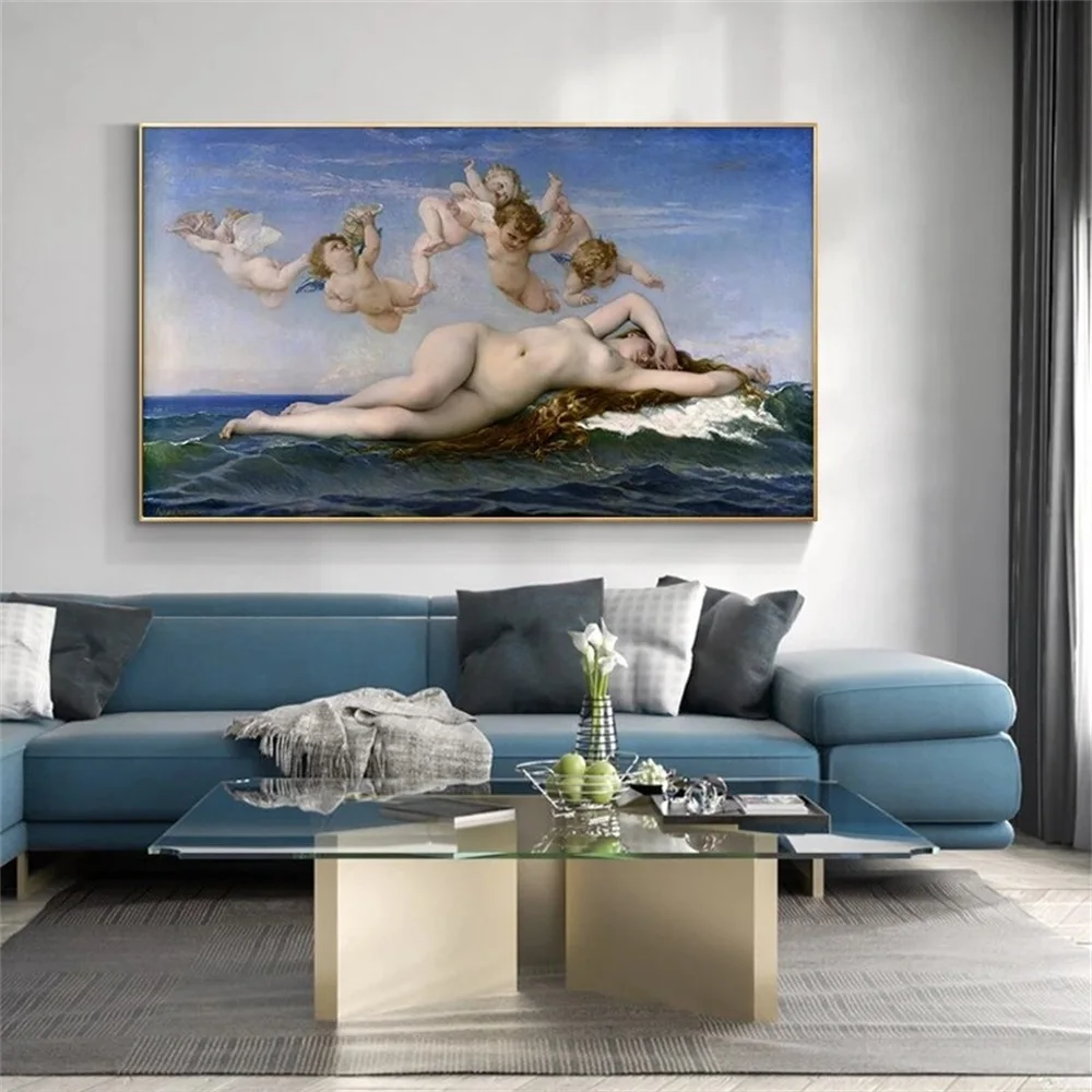 By Botticelli Giclee Canvas Prints Canvas Wall Art Famous Painting Reproduction Picture Birth Of Venus For Living Room Decor