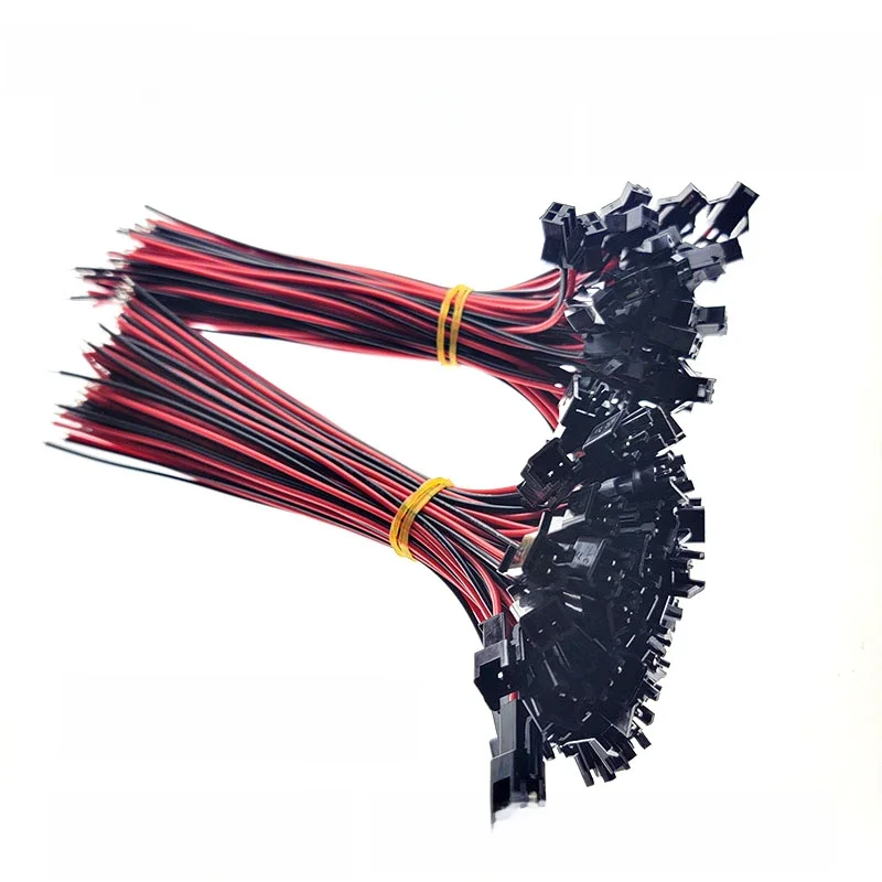 Connecteur de fil mâle à femelle, 5 paires de longs JST SM 2P 3P 4P 5P 6P, connecteurs LED SM2P 2.54mm 10CM/20CM/30CM