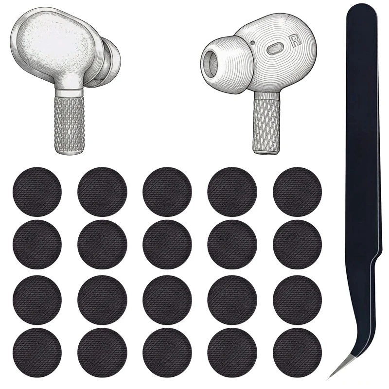 Dust Filter Mesh Replacement for Marshall Motif II A.N.C, Motif ANC Earbuds Mesh, 10 Pairs