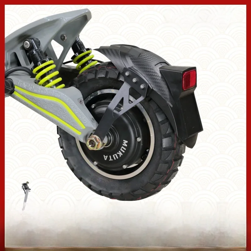 MACURY garde-boue arrière universel modifié pour MUKUTA 10 Plus zéro 10X garde-boue de Scooter électrique couverture de roue garde-boue d'aile de pneu