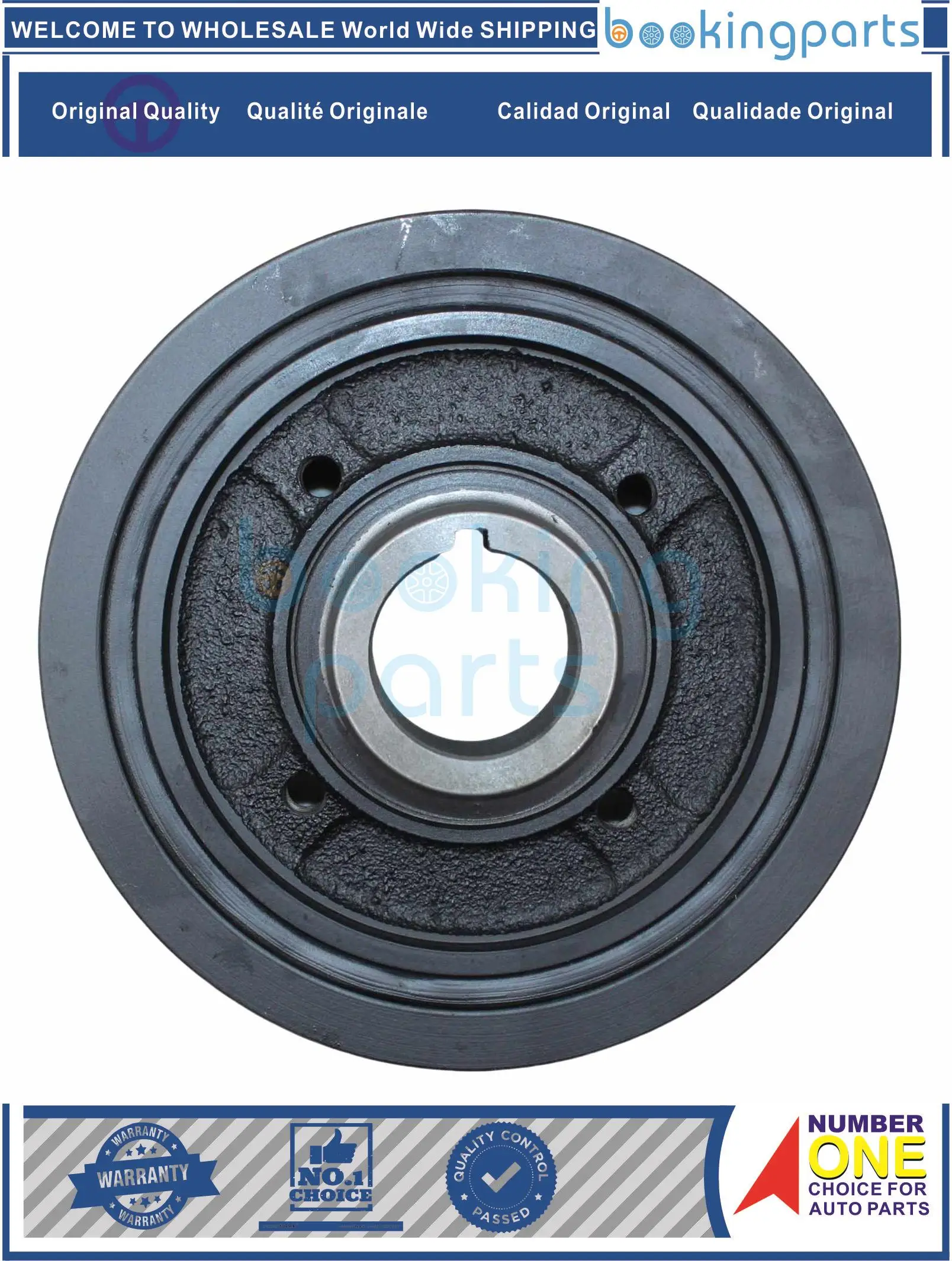 

Шкив коленвала для TOYOTA 4RUNNER 09-,TACOMA 04-,HIACE 2005-2017, LAND CRUISER J120 02-10, 13408-75040, 1340875040 ,CFP63612