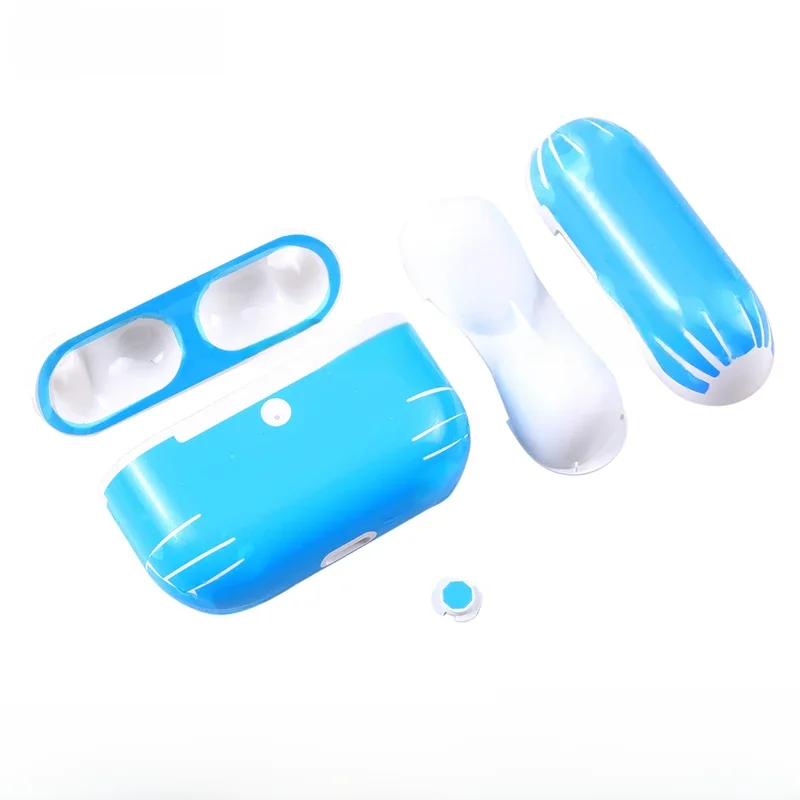 Aocarmo Obudowa Kompletna do Apple AirPods 1 2 3 4 Pro Pro2, Etui Ładowarki, Schowek na Baterie, Część Zamienna do Naprawy — zdjęcie produktu 7
