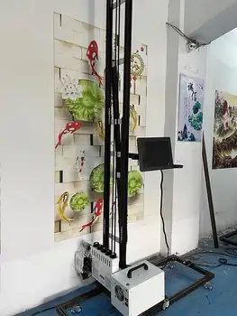 3D vertikální nástěnná dekorace tiskárna UV inkoustový nástěnný tiskový stroj pro nástěnnou tiskárnu malování 10 nejlepší prodej 3D nástěnná tiskárna - №6