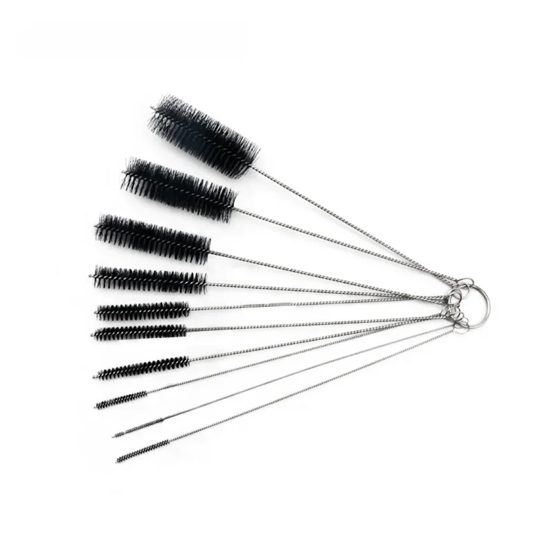 AliExpress riderace 10 Pcs/set Bicycle Chain Brushes Nylon Bristle Bottle Straw Cleaning Brush Kit Bike Cassette Cleaner Mtb Flywheel Washing Tool