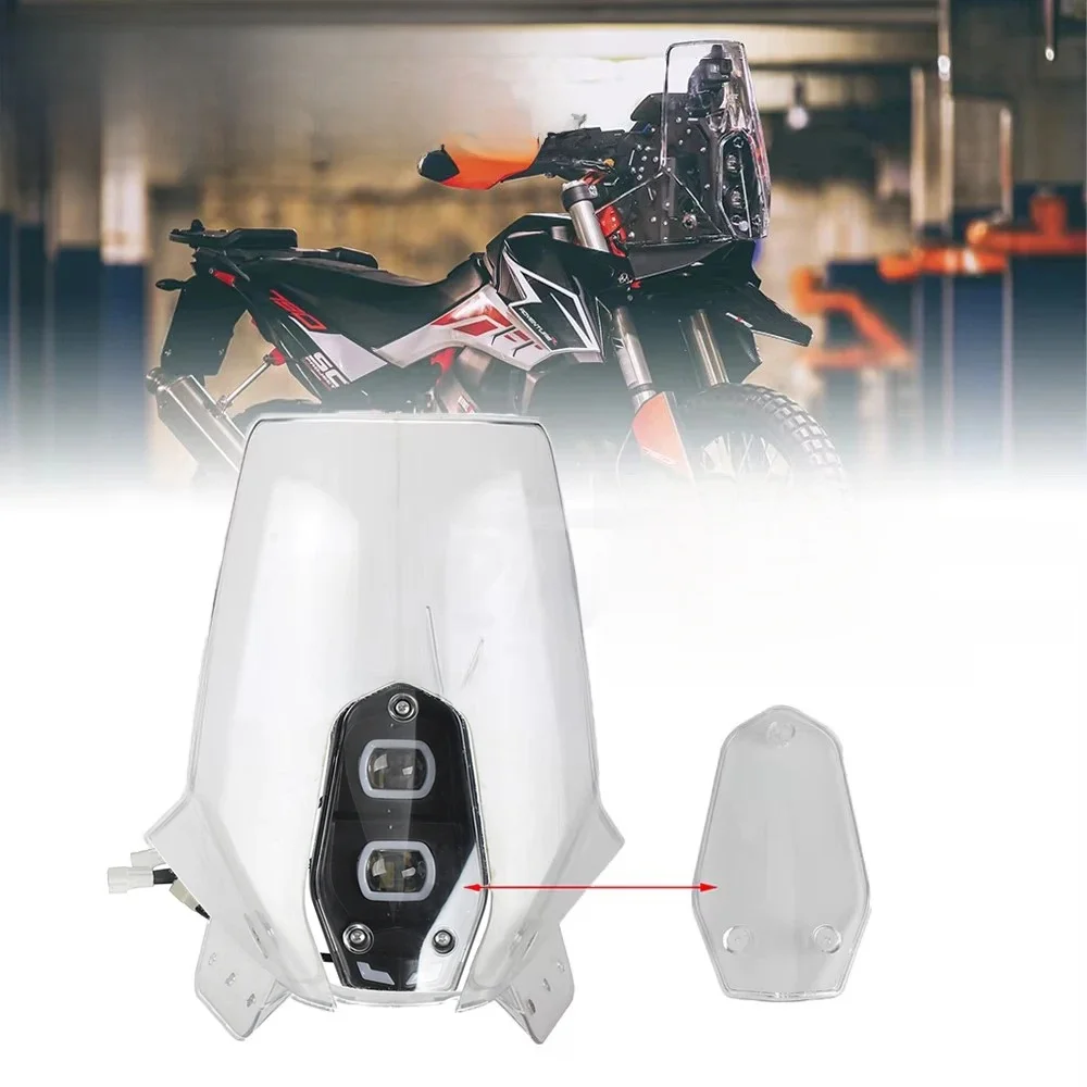 AliExpress papanda Motocross Wind Rally Fairing Winshield For KTM 450 RALLY REPLICA ENDURO 690 701 BAJA RALLY EXC FE 790 890 Dirt Bike Windscreen