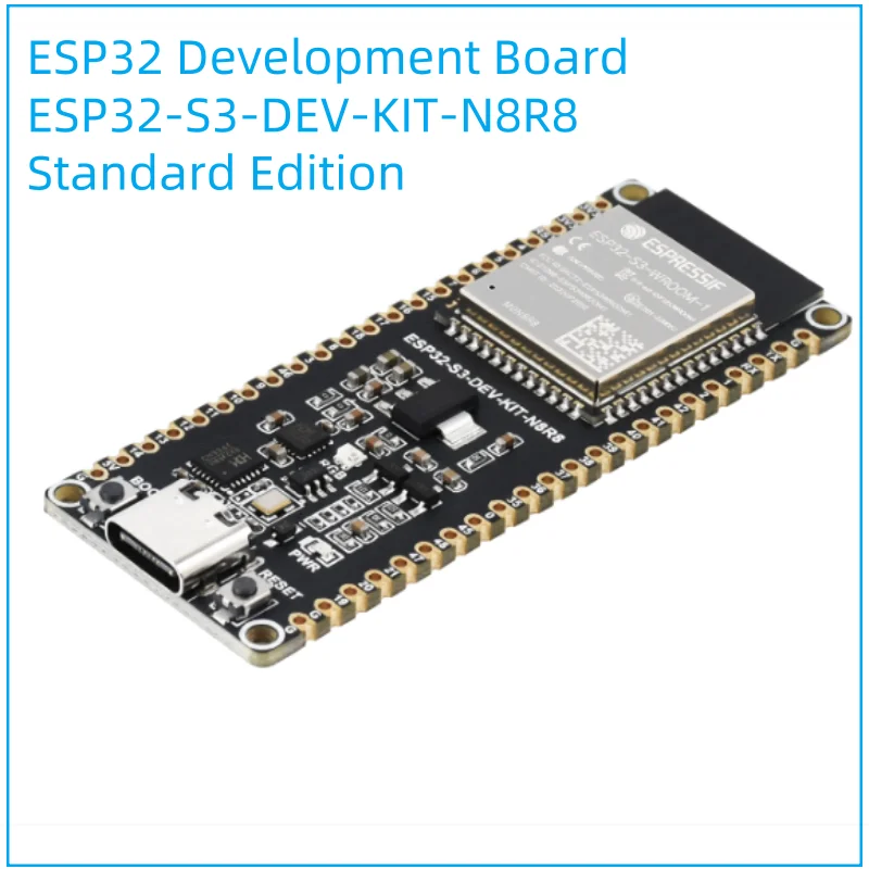 

ESP32-S3-DEV-KIT-N8R8 and ESP32-S3-DEV-KIT-N8R8-M Microcontroller 2.4GHz Wi-Fi Development Board 240MHz Dual-core Processor