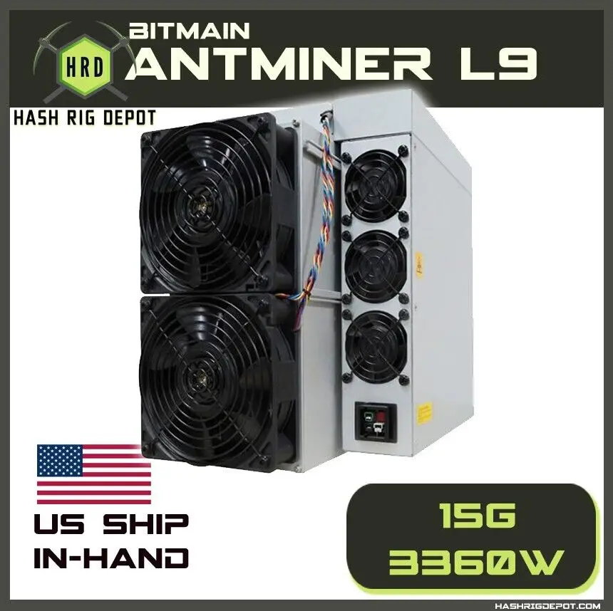 AB BUY 2 GET 1  FREE New Antminer L9 15G 3360w Dogecoin Miner