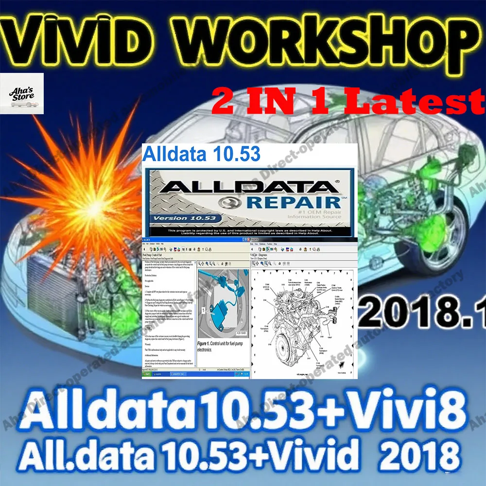 

Vivid 2018 obd2 scanner workshop data (Atris-Technik) + ALLDATA 10.53 Car Repair Software Car accessories with Wiring Diagrams
