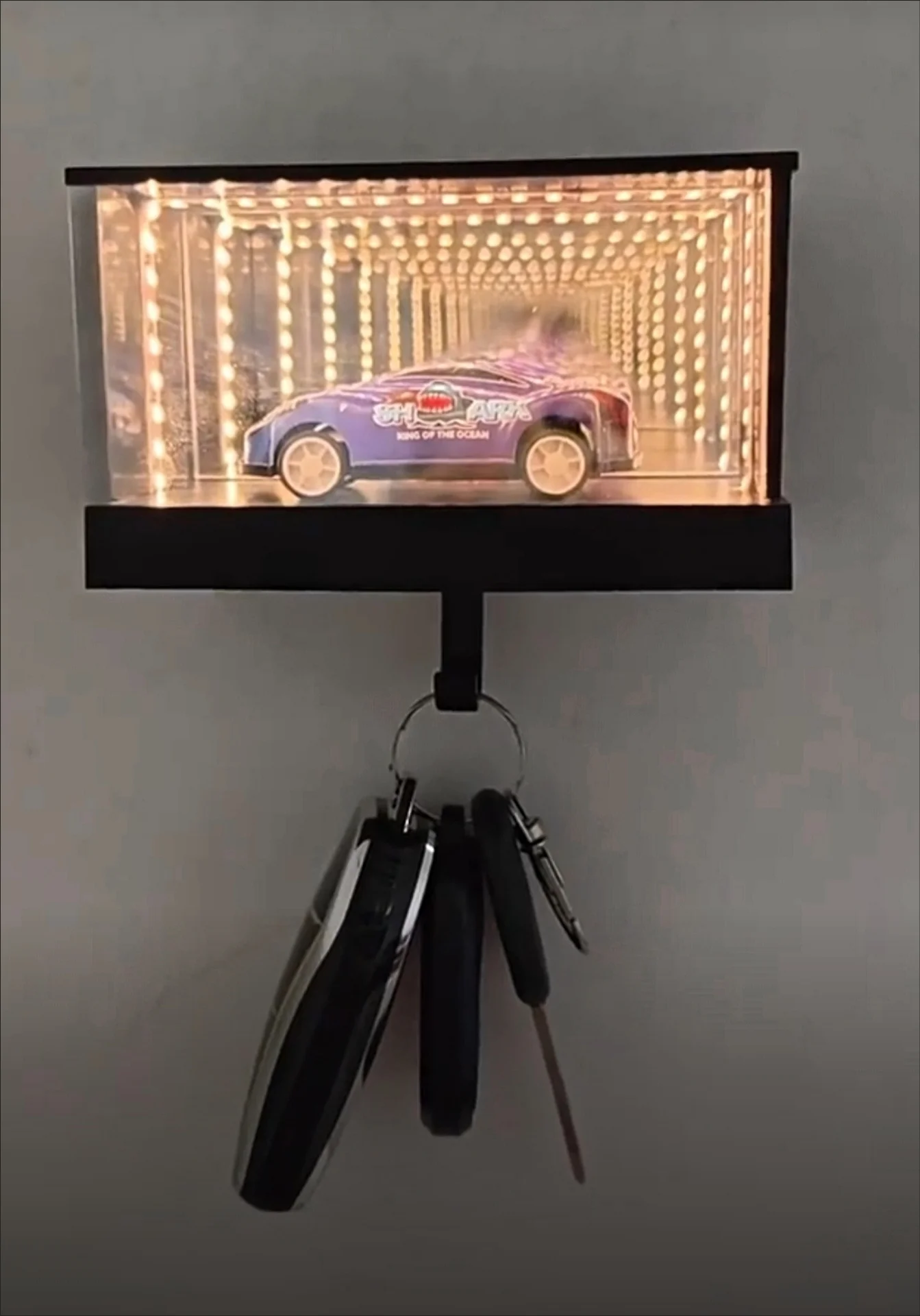 LED Garage Key Holder - Box Shape photo review