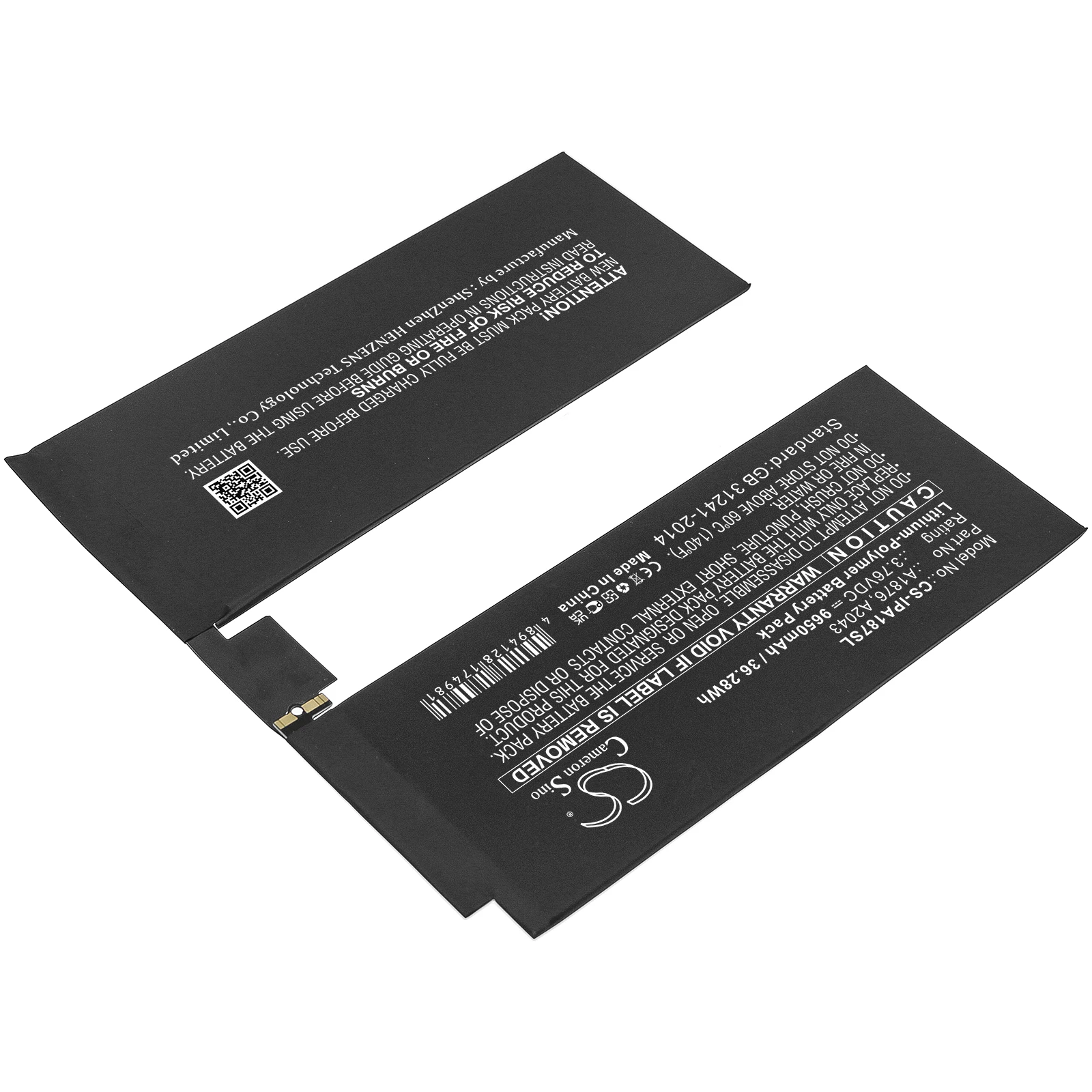 Batterie pour Apple iPad Pro 12.9 2018 3e génération, iPad Pro 12.9 3e, iPad Pro 12.9 4e 3.76V