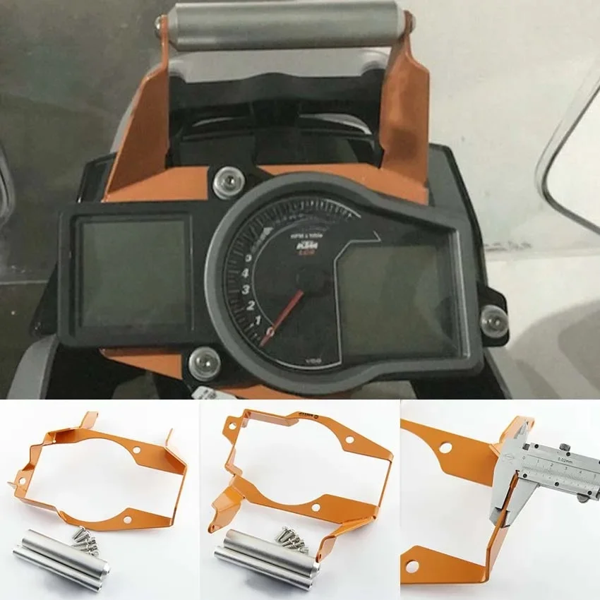 Uchwyt do montażu GPS uchwyt nawigacyjny do KTM 1190 1090 1290 1050 Adventure ADV/R pomarańczowy/czarny akcesoria motocyklowe — zdjęcie 2