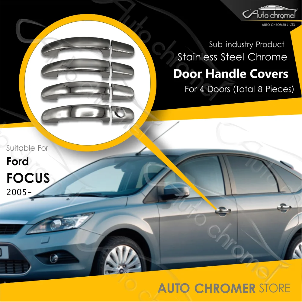 

For Ford Focus 2 2005 - 2011 Door Handle Covers Premium Quality, Car Accessories, Automobile Parts Upgrading Vehicle,