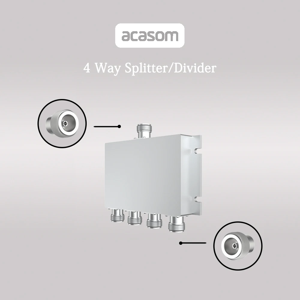 600MHz-6000MHz 4 Way  Microstrip Line  Splitter  2.4GHz  5.8GHz  Power Divider WIFI Wilkinson Type Divider RF Low Power