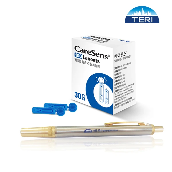 Teri Edelstahl Blut vergießen Gerät 100 Akupunktur nadeln Set