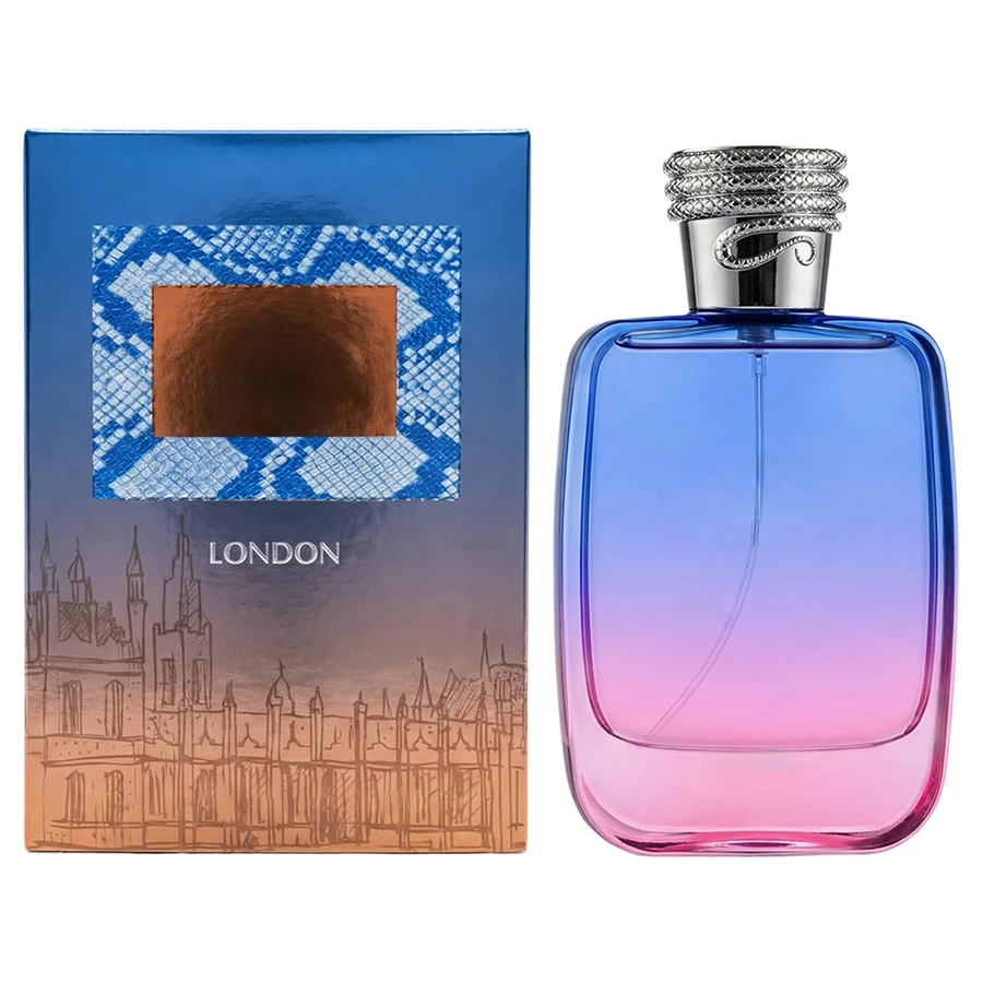 Rasasi Hawas London Eau de Parfum Spray 3.38 oz para Hombre | Fragancia Floral Frutal Especiada con Ámbar, Pimienta Negra y Azafrán | Base Amaderada Cálida y con Notas de Almizcle | Colonia Árabe Premium de Larga Duración 8H+ | Regalo Perfecto para Él, Esposo, Novio