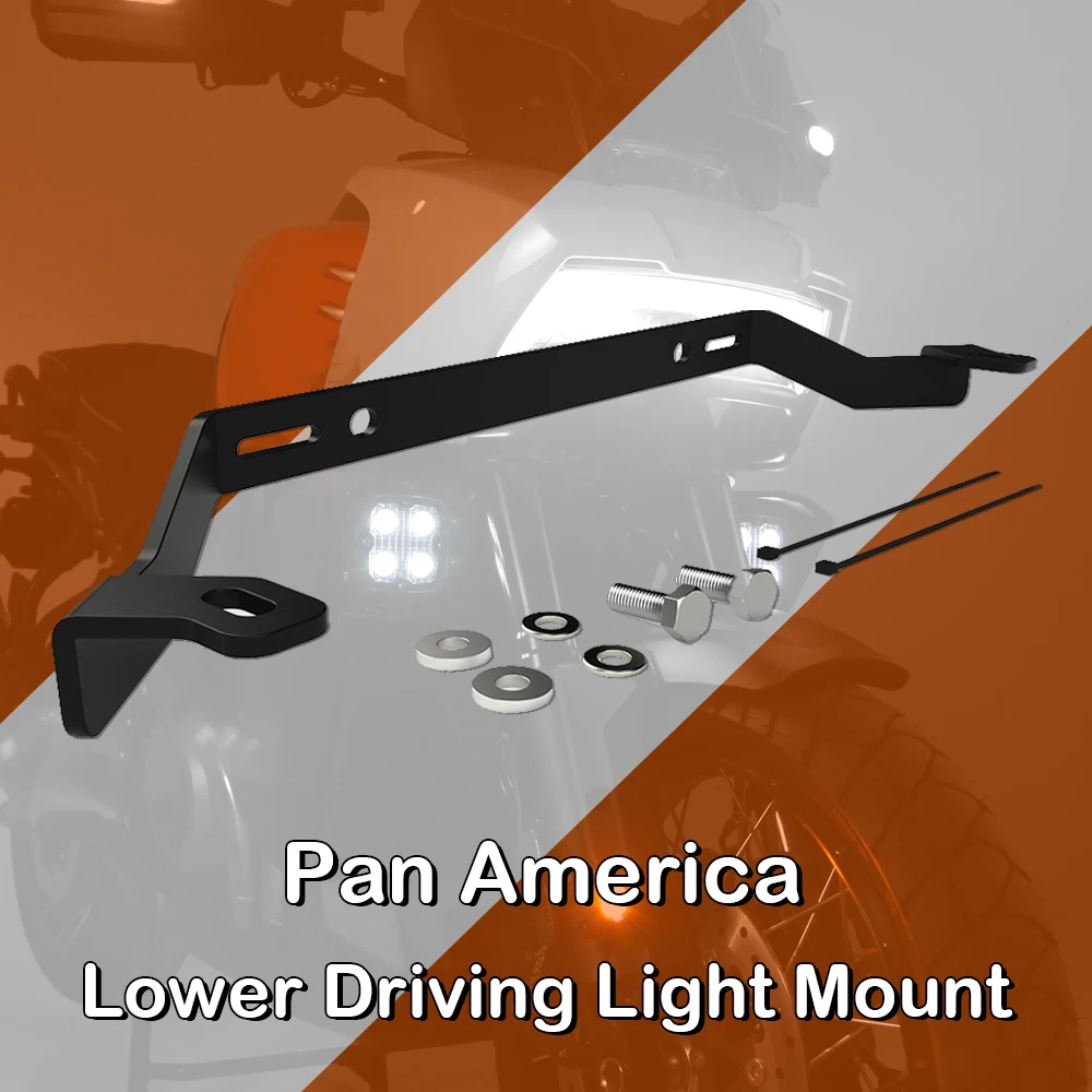 

Pan America Accessories Lower Driving Light Mount For Pan America 1250 S RA1250S Auxiliary Lights Bracket Fog Lights Bracket