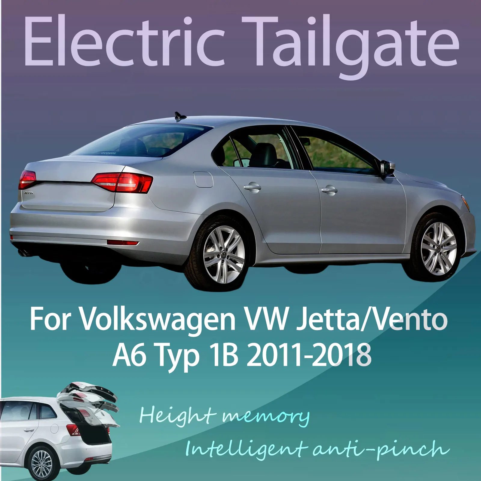 For Volkswagen VW Jetta/Vento A6 Typ 1B 2011-2018 Electric Modified Tailgate Intelligent Height Automatic Lifting Key-Controlled