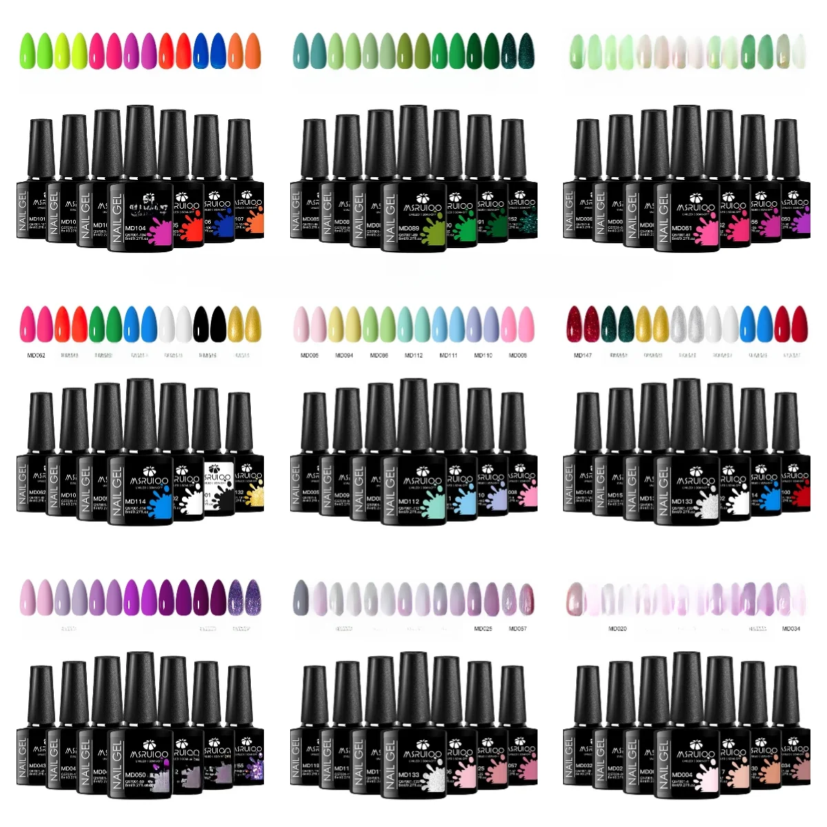 7-częściowy zestaw żelowych lakierów do paznokci DIY Nail Art Design All For Decoration Soak Off UV Gel Long Lasting Manicure Painting Gel Vernis Kits — zdjęcie 2