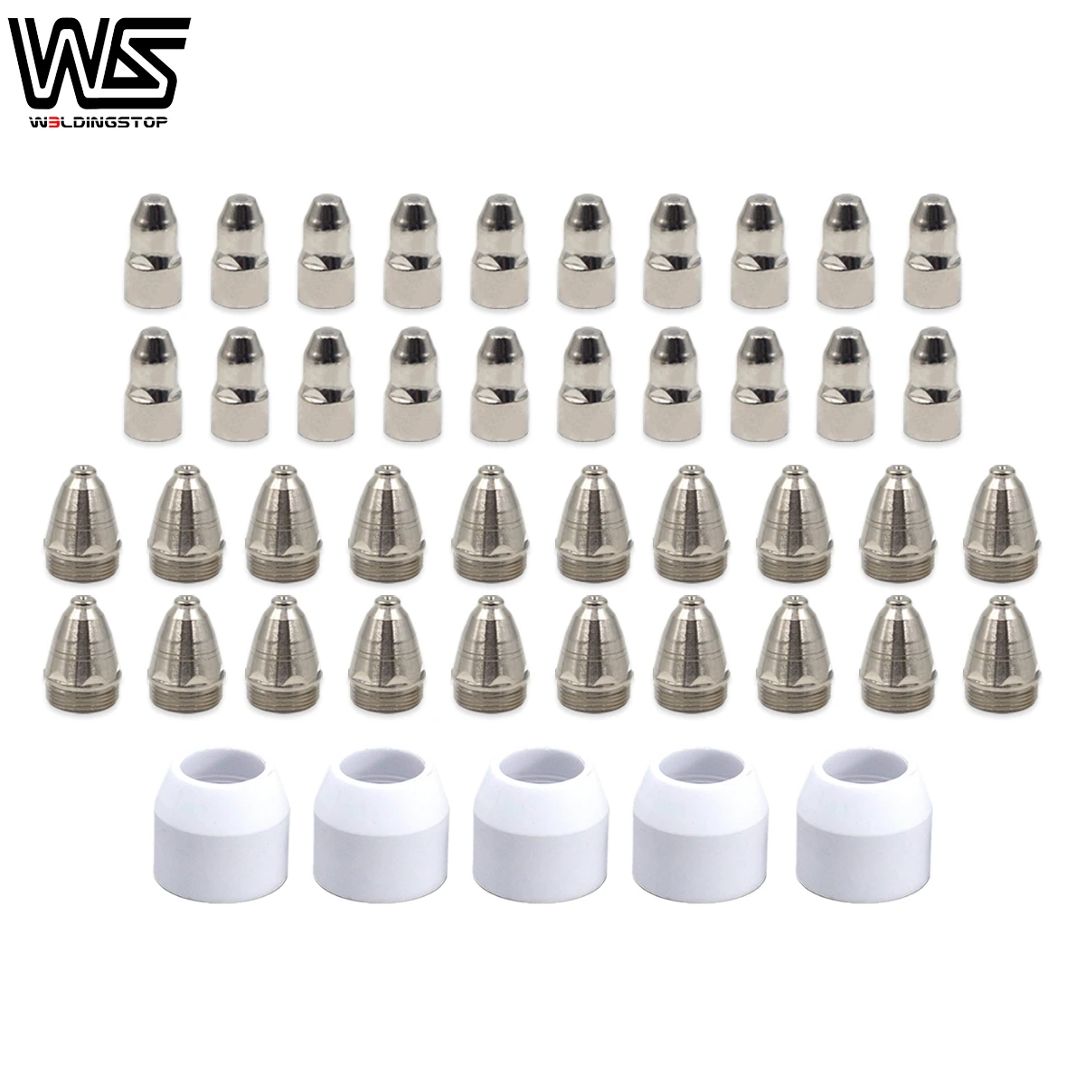 P80 Cutting CNC Electrode + Nozzle Tip 1.5mm 80A + Shield Cup for P-80 Plasma Cutting Torch Consumable (On Selection)