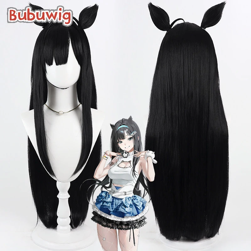 bubuwig-synthetic-hair-mint-cosplay-wigs-with-ears-nikke-the-goddess-of-victory-mint-80cm-long-straight-black-wig-heat-resistant