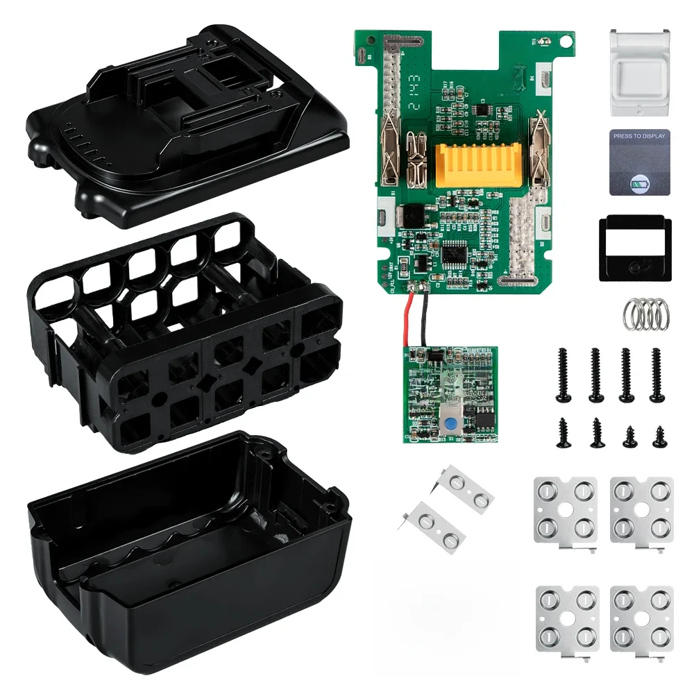 Batterie Fall Für Makita 18V 3,0 Ah 6,0 Ah BL1840 1860 1850 Shell Box Mit BMS PCB Board Lade schutz