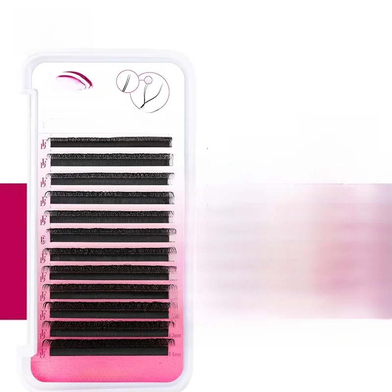 FADVAN YY Shape 6-15mm Lashes 2D 0.07/0.05mm Faux Mink C/D Curl Natural Soft Brazilian Premade Volume Fan Eyelashes Extension — zdjęcie 2