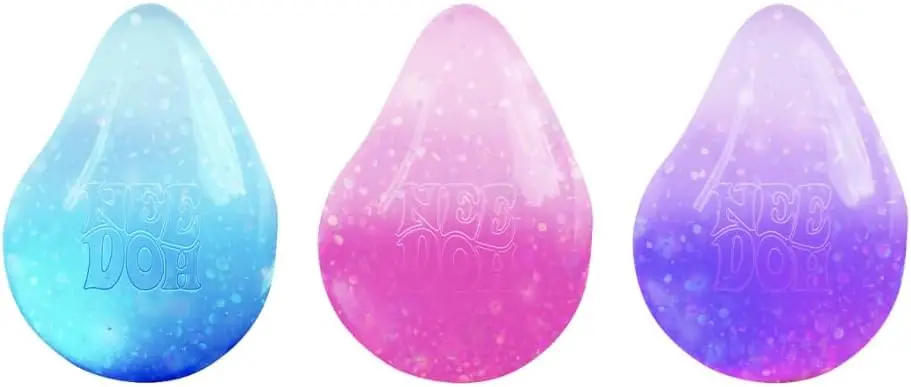 Schylling NeeDoh Dream Drop - Sensory Squeeze Toy with Dreamy Smooth Squeeze - 3" Tall - Color May Vary (Pack of 1)