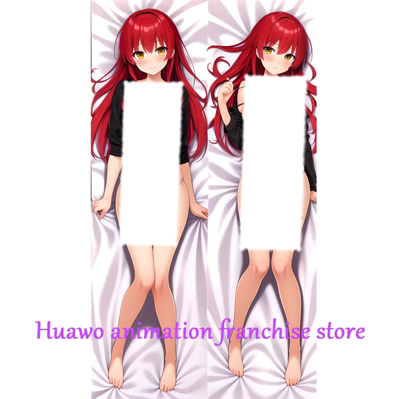 

Подушка Двухсторонняя наволочка с рисунком аниме Подушка «Dakimakura» Ikuyo Kita, обнимающая наволочка для подушки Otaku Waifuristmas, украшение 2023