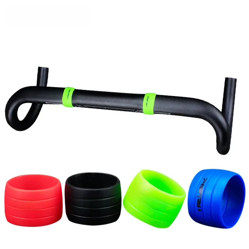 AliExpress RISK 2pcs Bicycle Handlebar Tape Plug Silicone Road Mountain Bike Anti-skip Handle Bar Ring MTB Shift Lever Protection Cover Cap