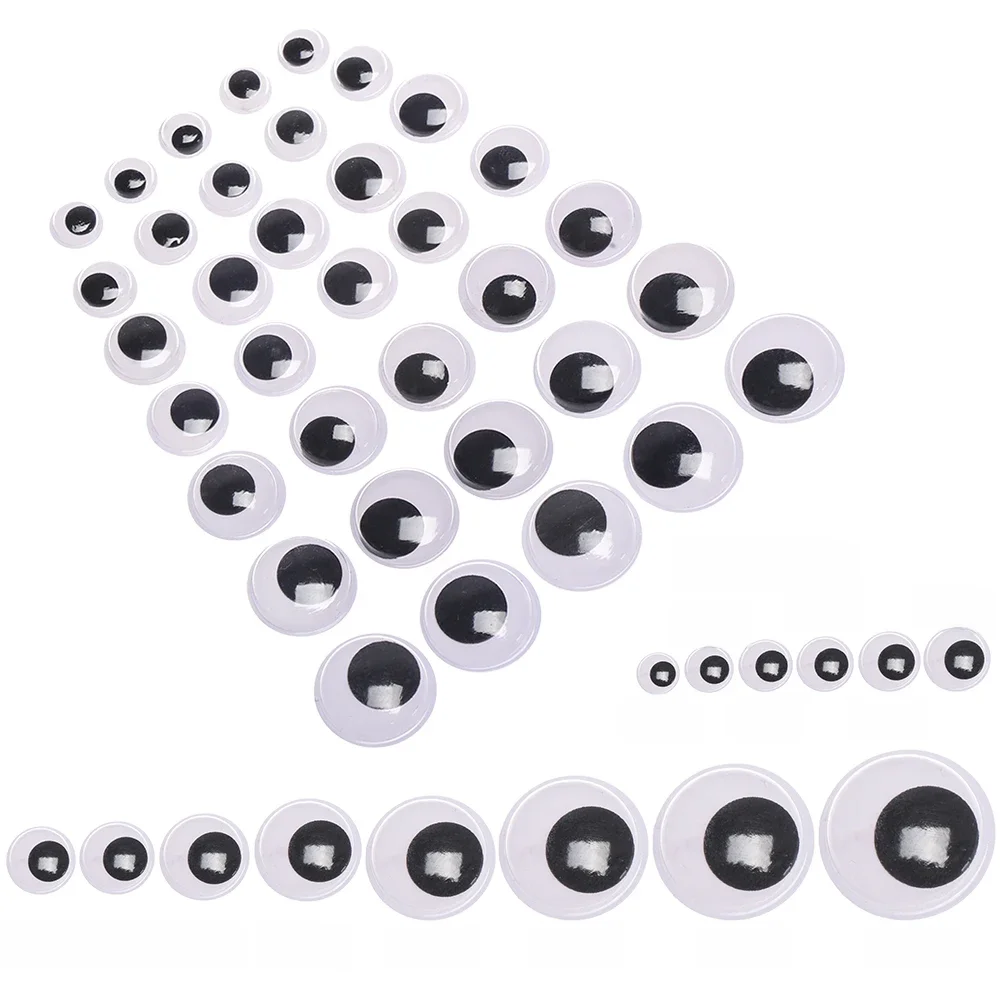 100 sztuk/paczka plastikowe oczy lalki DIY lalki wypchane zabawki oczu lalek dinozaur oczy nie samoprzylepne pluszowe akcesoria dla lalek — zdjęcie 2