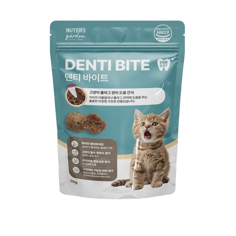 고양이간식 덴티바이트 캣 70g 이빨과자 치석제거