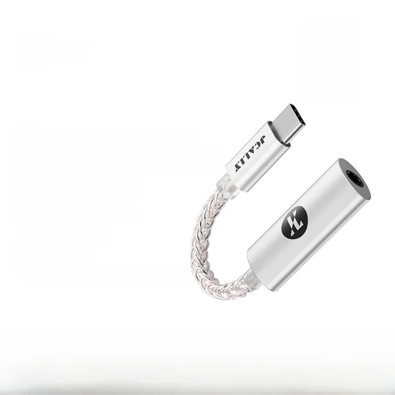 JCALLY-Câble audio numérique JM7 USB VopeC, Light-ning vers 3.5mm, radiateur CX31993 pour Android, adaptateur Apple, décodeur d'ampli 32 bits, 384KHz