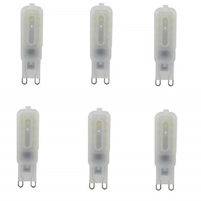 Bombilla led g9 5w 220-240 v (4000 k, luz neutra) (pacote 6)