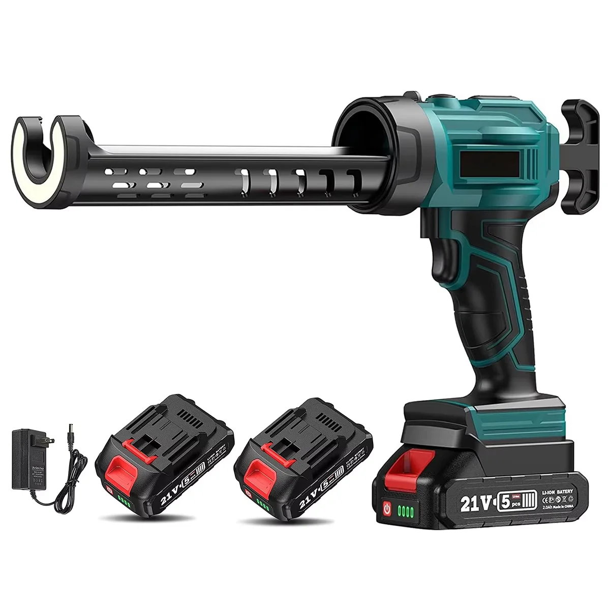 Electric Glue Gun Glass Glue Caulking Gun 4 Speeds Wireless Doors and Windows Electric Sewing Glue Tool for Makita 18V Battery