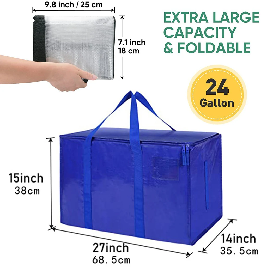 PE Moving Bags, Extra Large Thickened Woven Bags, Heavy Duty Storage Tote Luggage Quilt Storage Bags for Home and Travel.