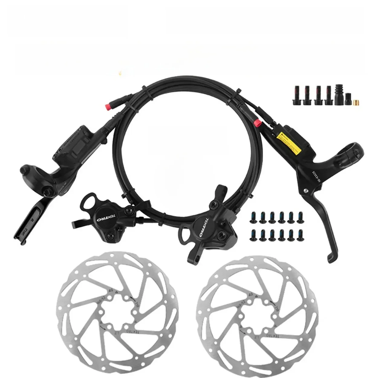 Tektro eBike Hydraulische Schijfrem HD-E350 E3520 2 Pins Mannelijke Elektrische Fiets Schijfrem 160mm 180mm 203mm Rotor MTB Rem Onderdelen - afbeelding 2