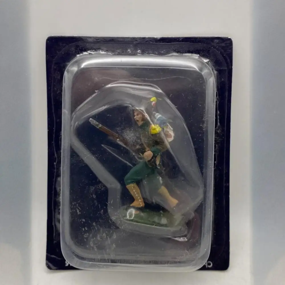 Hobby & Work, Nns062 Figurine en plomb peinte à la main, détaillée, d'un soldat chasseur corsicais appartenant au 2ème Bataillon de Voltigeurs 1815, échelle 1:32, collection Soldats des guerres napoléoniennes, sans insert, emballage blister pouvant être endommagé, base