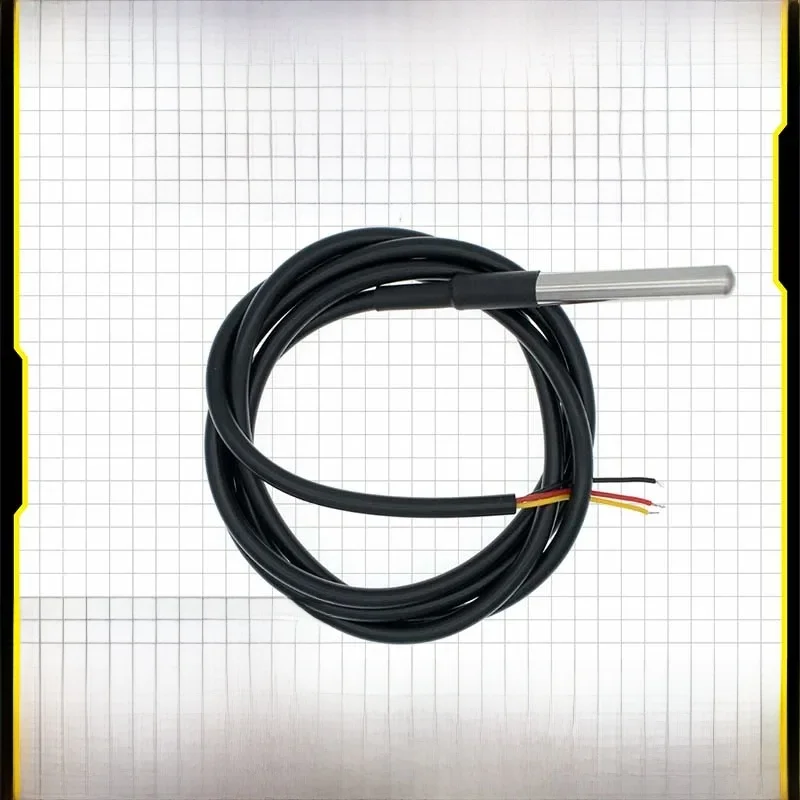 Sonde de température DS18b20, capteur de température 1M 2M 3M DS1820, emballage en acier inoxydable, étanche 18B20 100cm/200cm/300cm, 1 pièce
