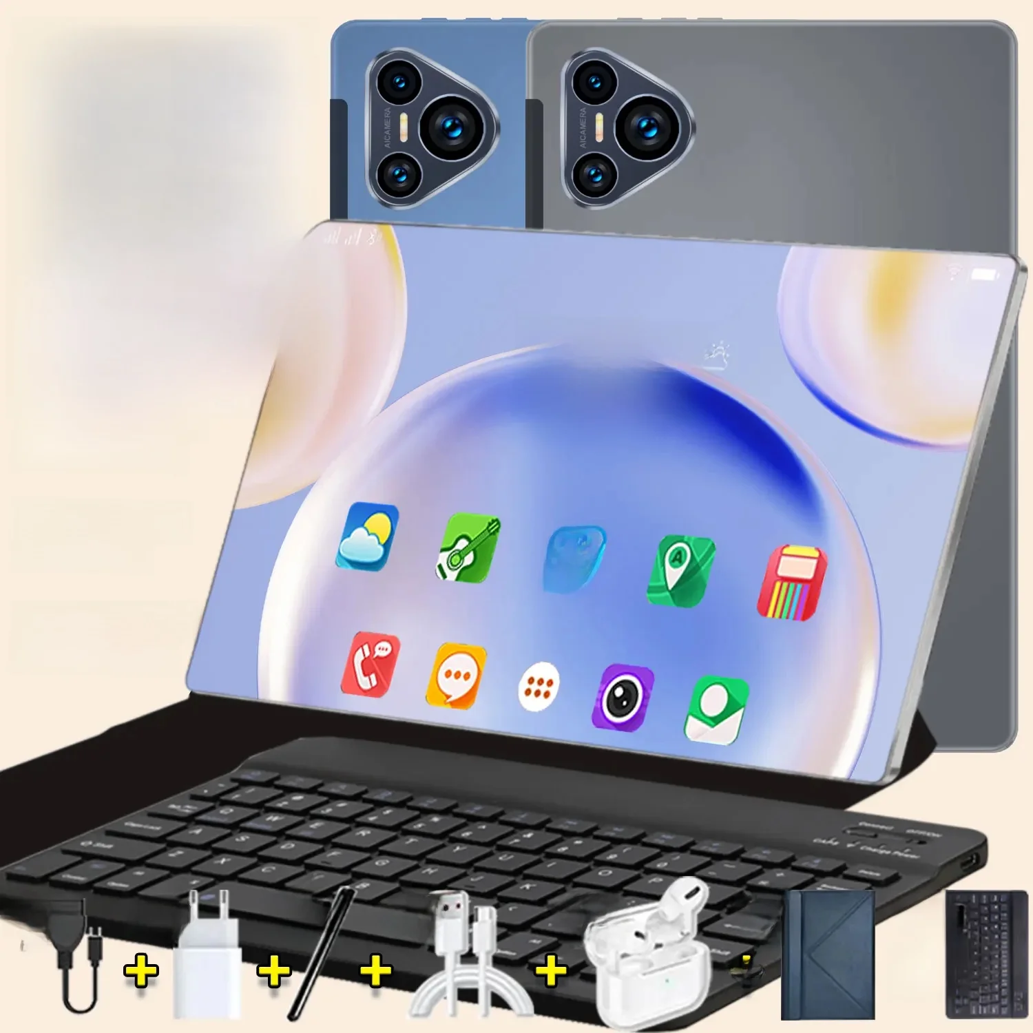 2025 Original New P70 Pro Tablet 10.36 inch Android 13 Snapdragon 8gen2 Global 16GB+1024GB 20000mah 5G Dual SIM WIFI HD