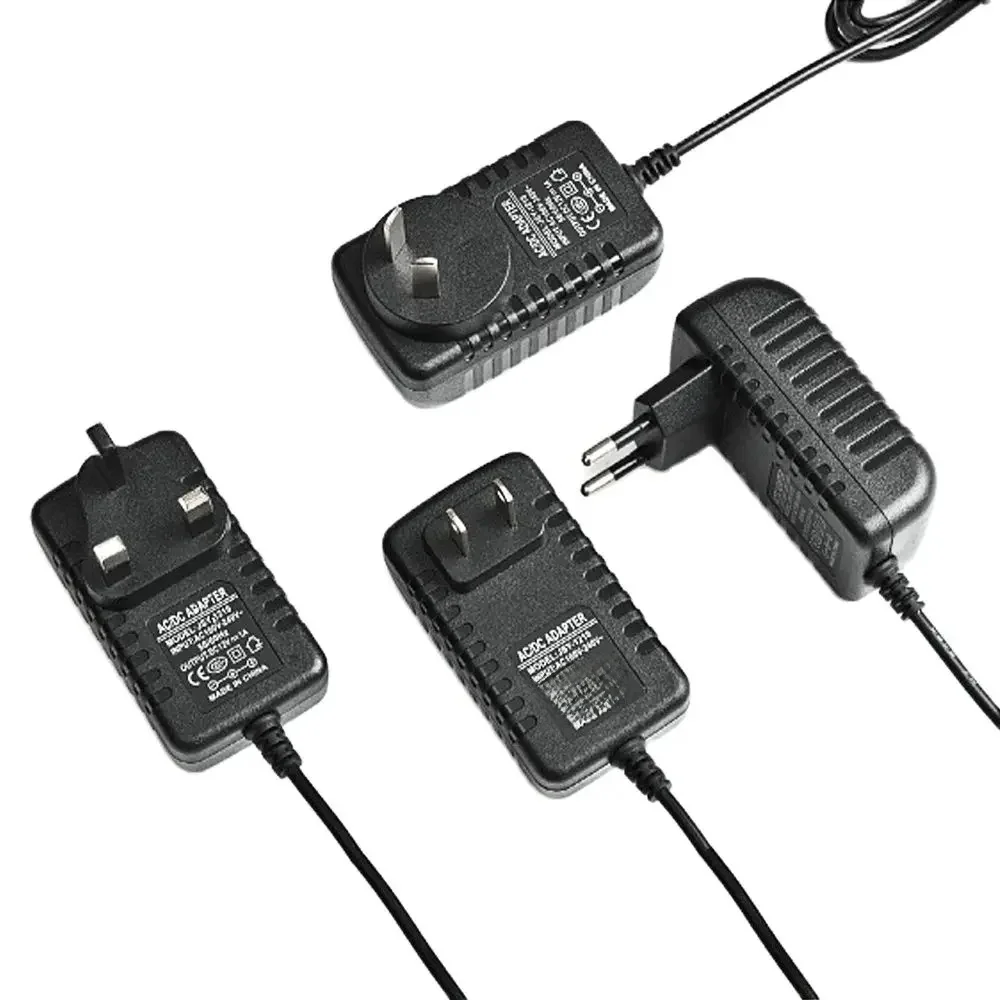 European bristish america ac dc netzteil 3v 5v 6v 7v 9v 12v 1a 2a netzteil ladegerät us eu uk stecker netzteil 5.5*2,5
