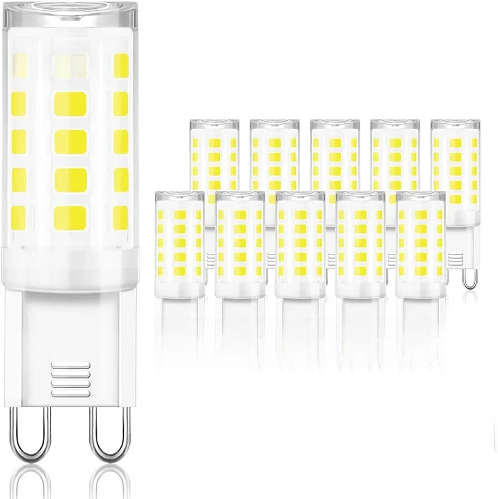 10 Pcs Brightest G9 LED Lamp AC220V Ceramic SMD2835 LED Bulb Warm/Cool White Spotlight replace Halogen light wholesale