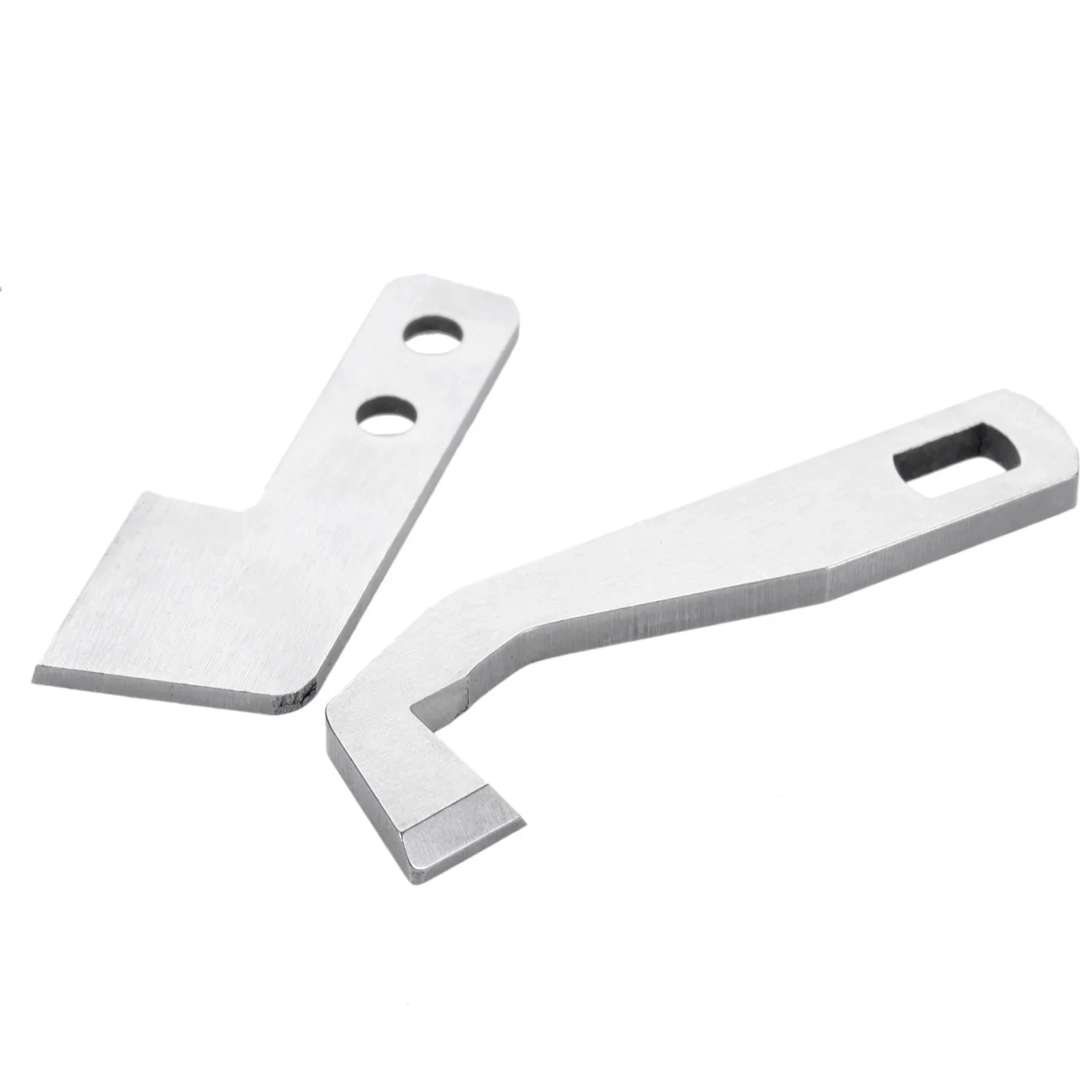 Lame de couteau supérieure et inférieure pour machine à coudre en métal, pour Babylock Serger BL480A Diana Elna Husqvarna Pfaff Singer 14T957DS, G1075 + G1076